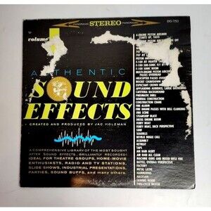 Authentic Sound Effects Volume 3 Vinyl Record Album Elektra Records EKS-7253